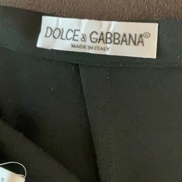 DOLCE & GABBANA Black Long Pencil Skirt sz40